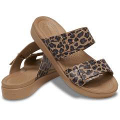 Women Crocs - Brooklyn Animal Buckle Low Low