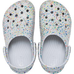 Kids Crocs - Toddler Classic Glow Paint Splatter Clog