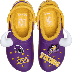 Women / Men Crocs - NFL Minnesota Vikings Classic Lined Clog