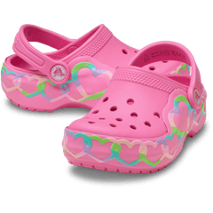 Kids Crocs - Toddler Classic Heart Lights Clog