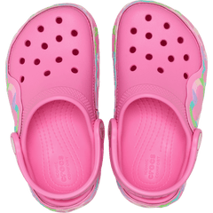 Kids Crocs - Toddler Classic Heart Lights Clog