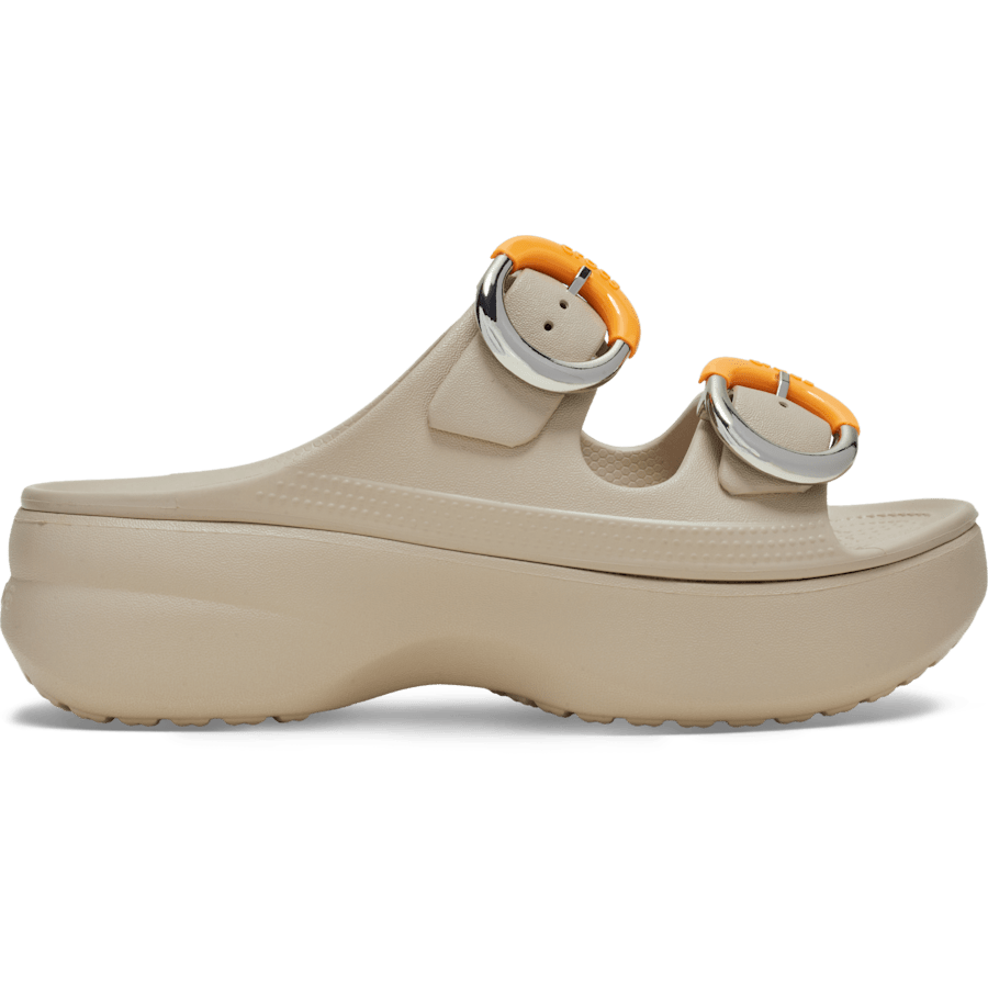 Women Crocs - Women's Saturday Platform Dipped Buckle Sandal
