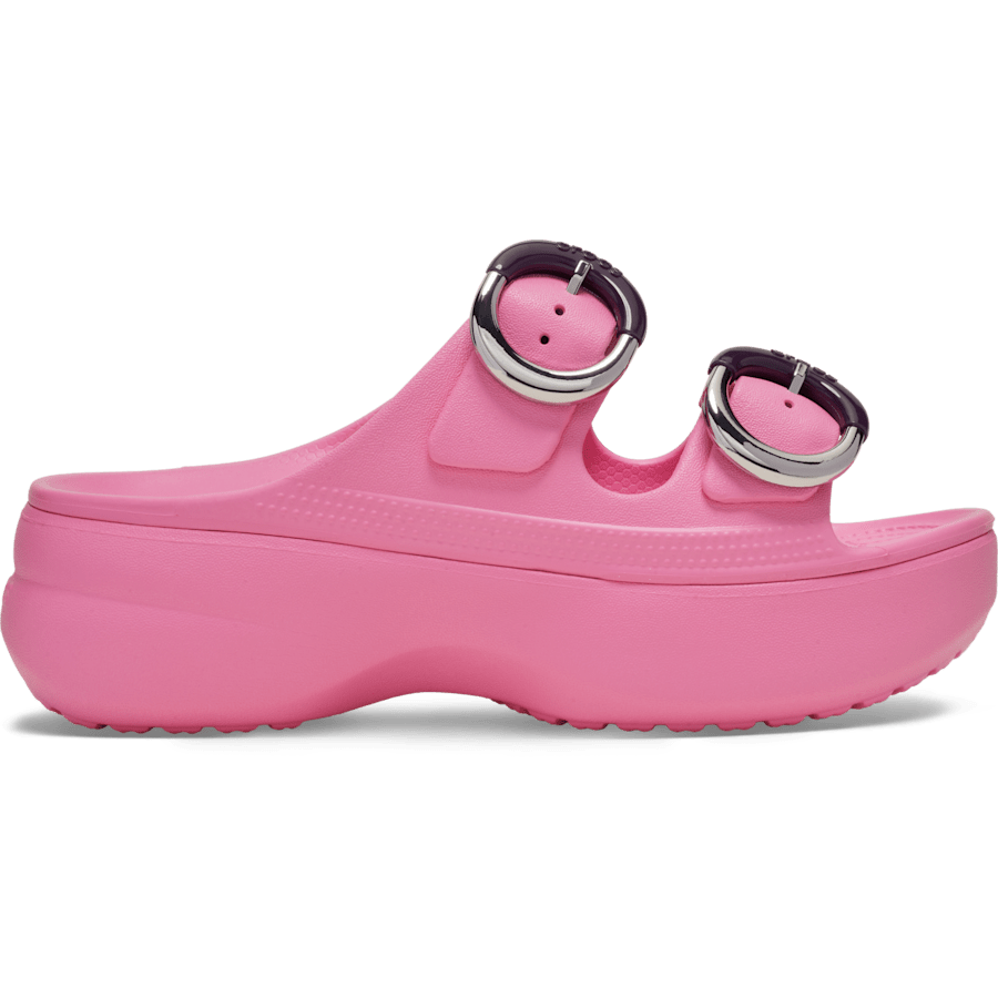 Women Crocs - Women's Saturday Platform Dipped Buckle Sandal