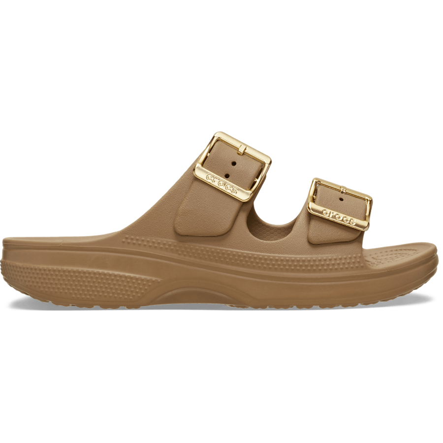 Women Crocs - Women’s Metallic Buckle Saturday Sandal